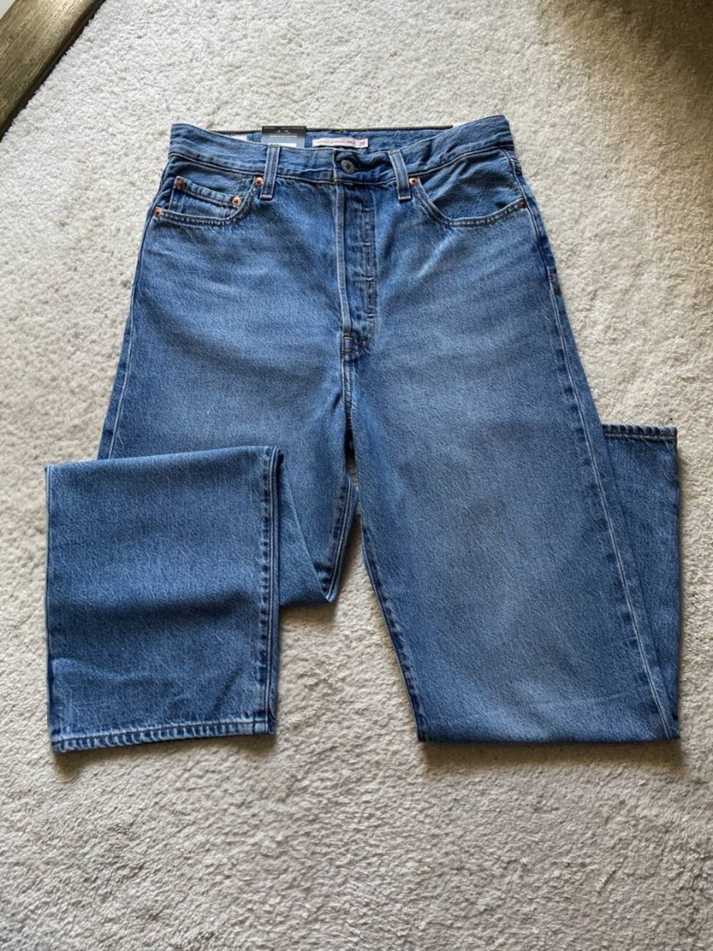 NWT Levi's Premium Ribcage Straight Ankle Lightweight Women's Jeans Size 29/27